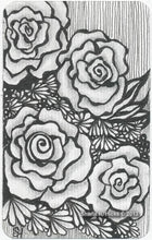 Load image into Gallery viewer, The Rose is tangle created by Sharla R. Hicks, artist, CZT in 2012